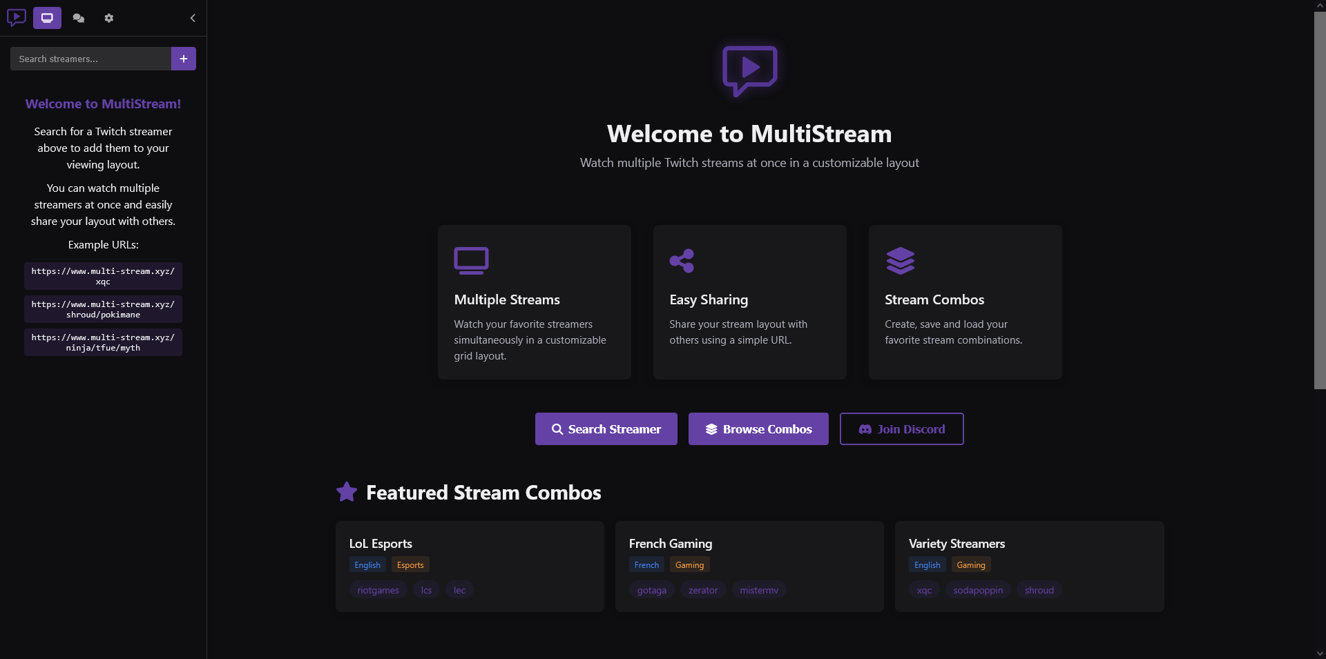 Aperçu de Multistream