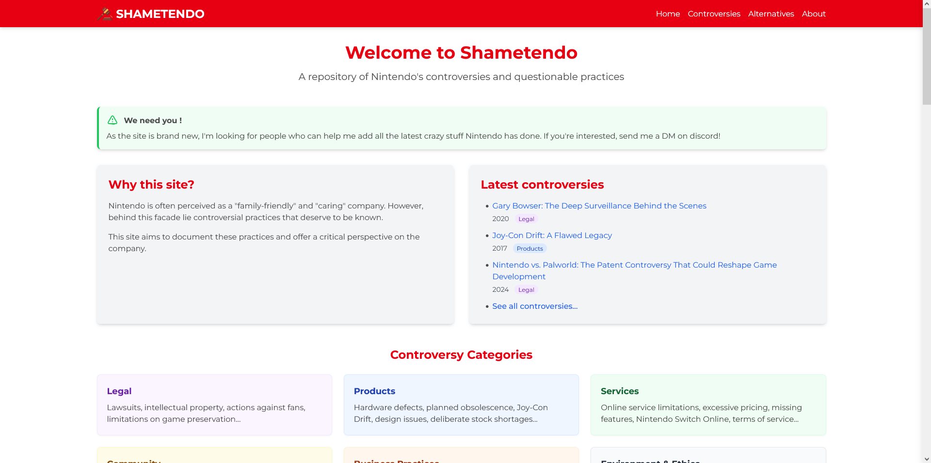 Aperçu de Shametendo